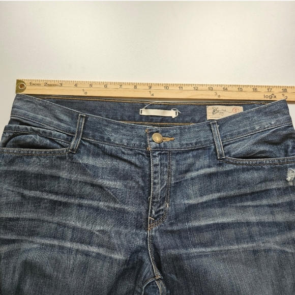 Gap Distressed Limited‎ Edition Ankle Jeans Women's Size 10 Dark Wash - Picture 6 of 11